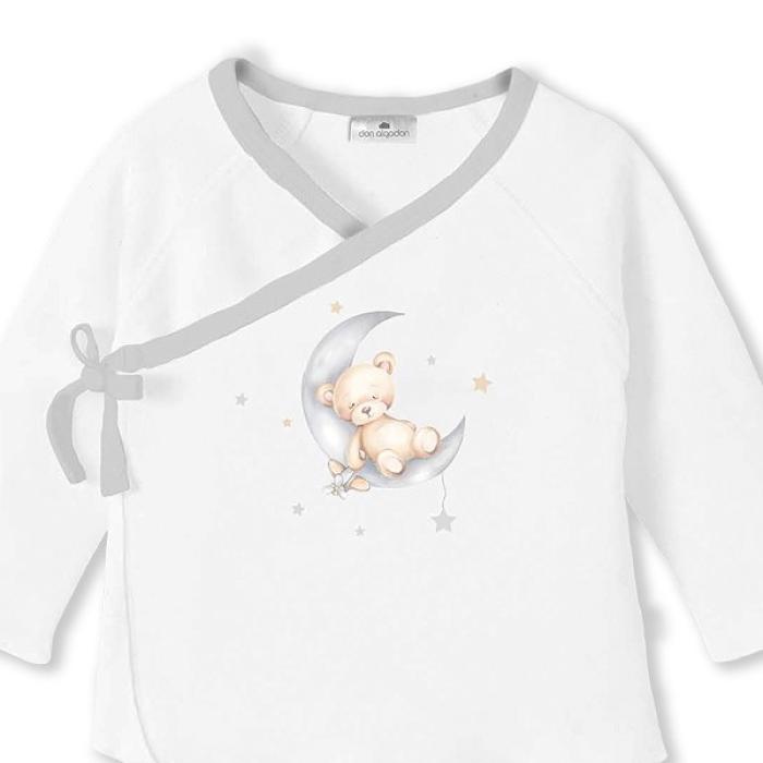 Don Algodon Bear Σετ Δώρου 4 τμχ (0-6 μηνών) Grey