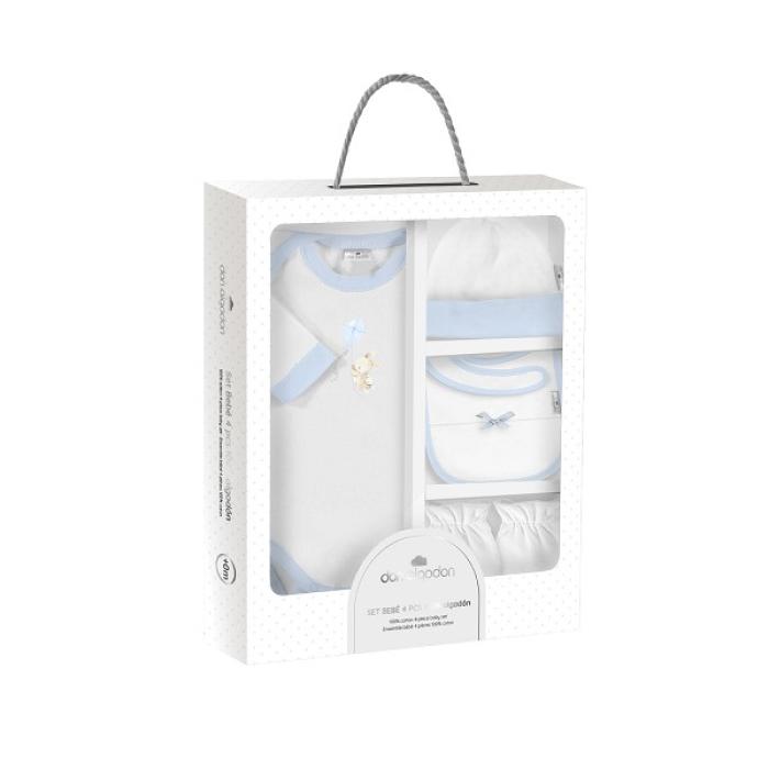 Don Algodon Bunny Σετ Δώρου 5 τμχ (0-6 μηνών) Blue