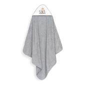 Interbaby Jirafa Elefante Μπουρνούζι Κάπα &#038; Σαλιάρα Grey