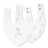 Interbaby Σαλιάρα Bandana Σετ 2 Τεμ Bunny Blue