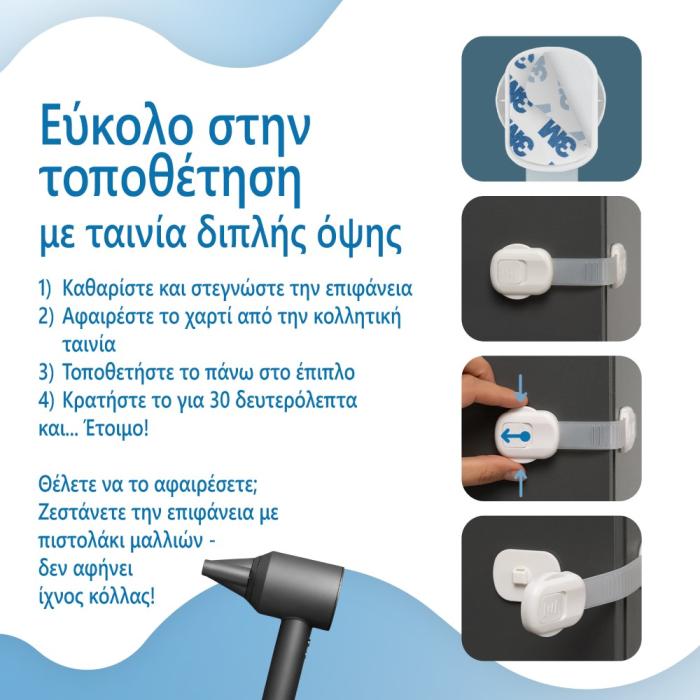 Πολυκλειδαριά ασφαλείας On/Off 6τμχ