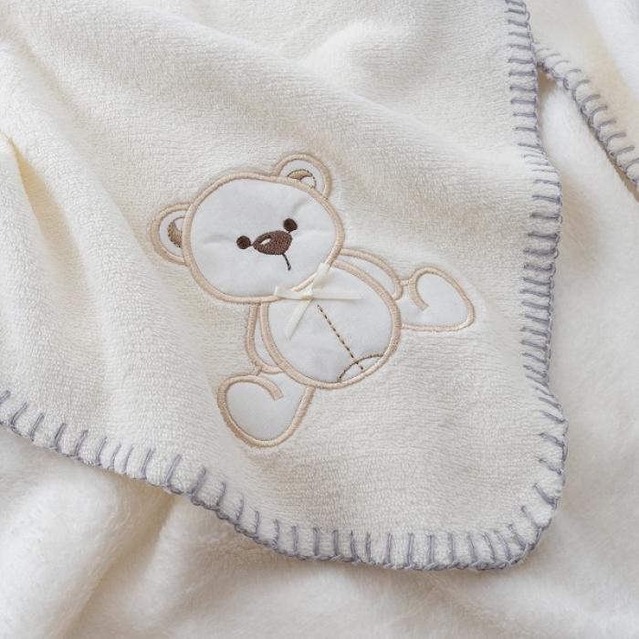 Interbaby Κουβέρτα Αγκαλιάς 80X110 Bear Beige
