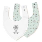 Interbaby Σαλιάρα Bandana Σετ 2 Τεμ Fox Blue