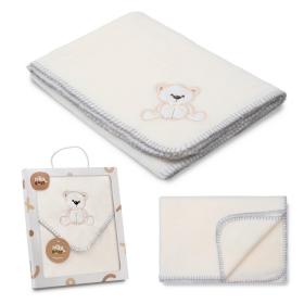 Interbaby Κουβέρτα Αγκαλιάς 80X110 Bear Beige