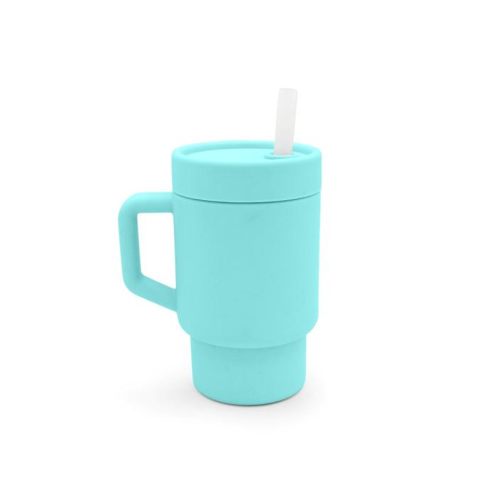 Melii – Παγούρι Σιλικόνης με Καλαμάκι Tumbler Μπλε