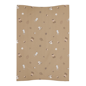 Meyco Μαλακή Αλλαξιέρα Μωρού Forest Animals Sand 50x70cm