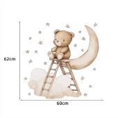 Sipo wall stickers Teddy bear on a ladder