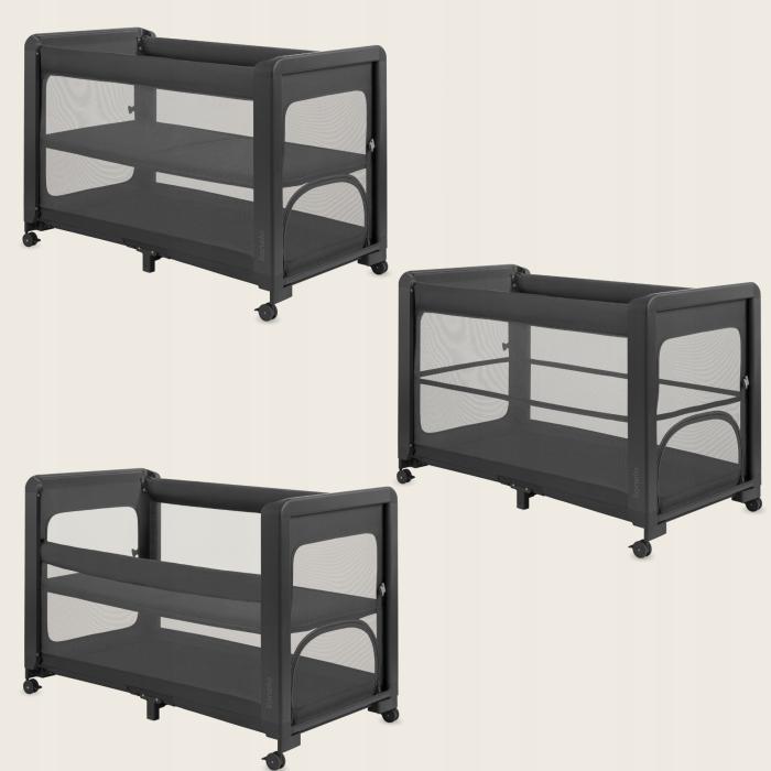 Lionelo Patty – Παιδικό λίκνο & παρκοκρέβατο 5-σε-1 Gray Graphite