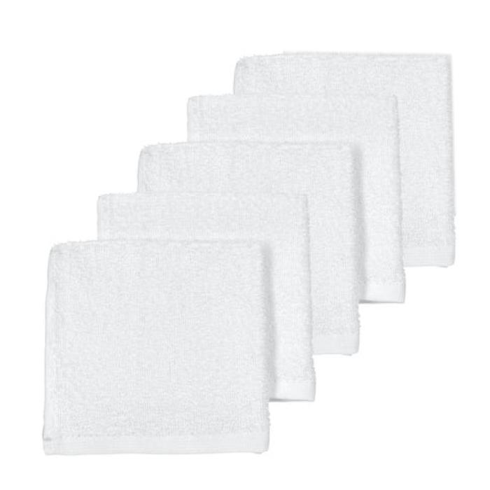 Meyco Πετσετάκια Λαβέτες Πακέτο των 6 white (30x30cm)