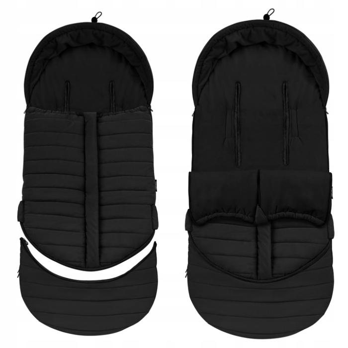 Lionelo Oli Universal Υπνόσακος Καροτσιού 4 σε 1 Black