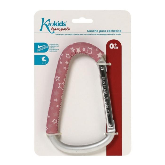 Μεταλλικός Γάντζος Καροτσιού Ροζ