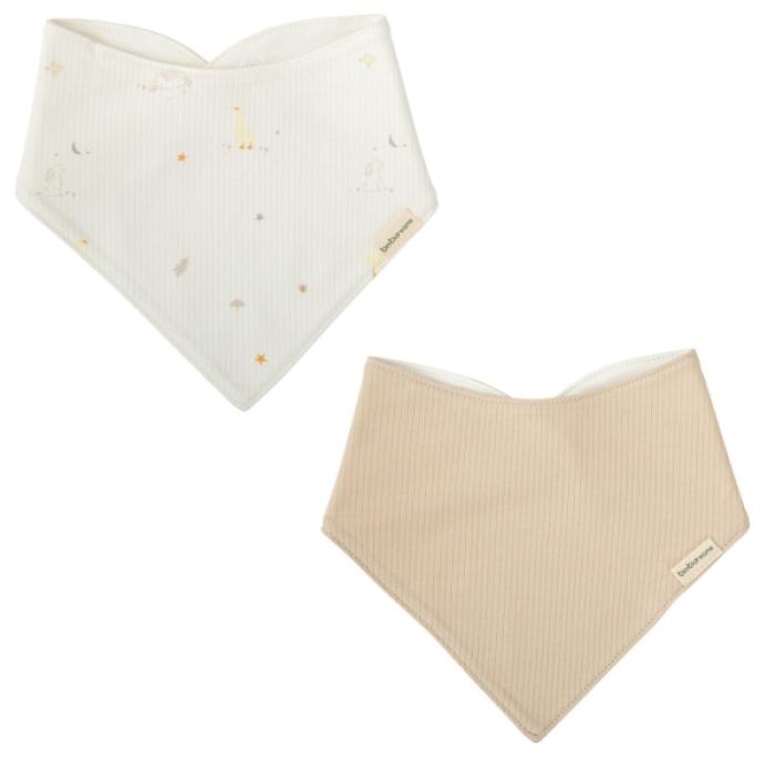 Σαλιάρα Μπαντάνα Happy Forest 43x21cm.Σετ 2τμχ.