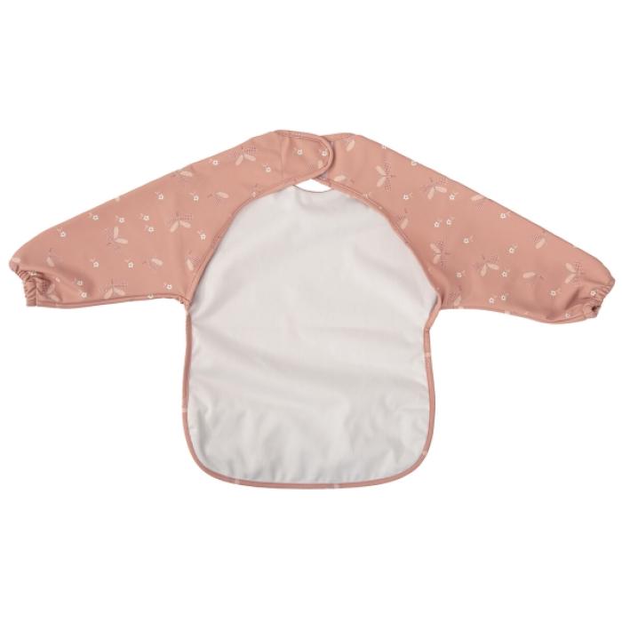 Σαλιάρα με Μανίκια Dragonfly Ροζ 40x75εκ.