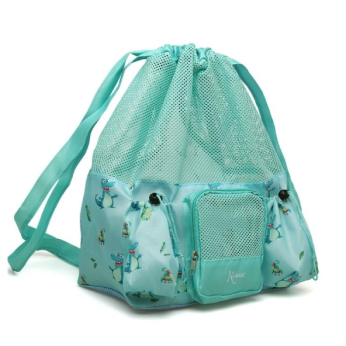 Αδιάβροχη Τσάντα Παραλίας Κροκόδειλοι Μέντα 10L.