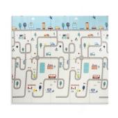 Interbaby Πτυσσόμενο Χαλάκι Δραστηριοτήτων Cars 180x200cm