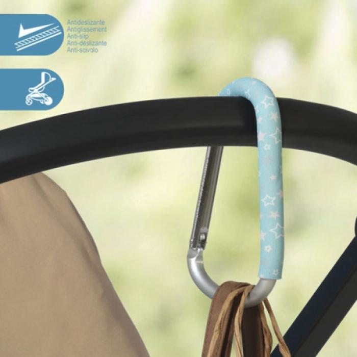 Μεταλλικός Γάντζος Καροτσιού Σιέλ