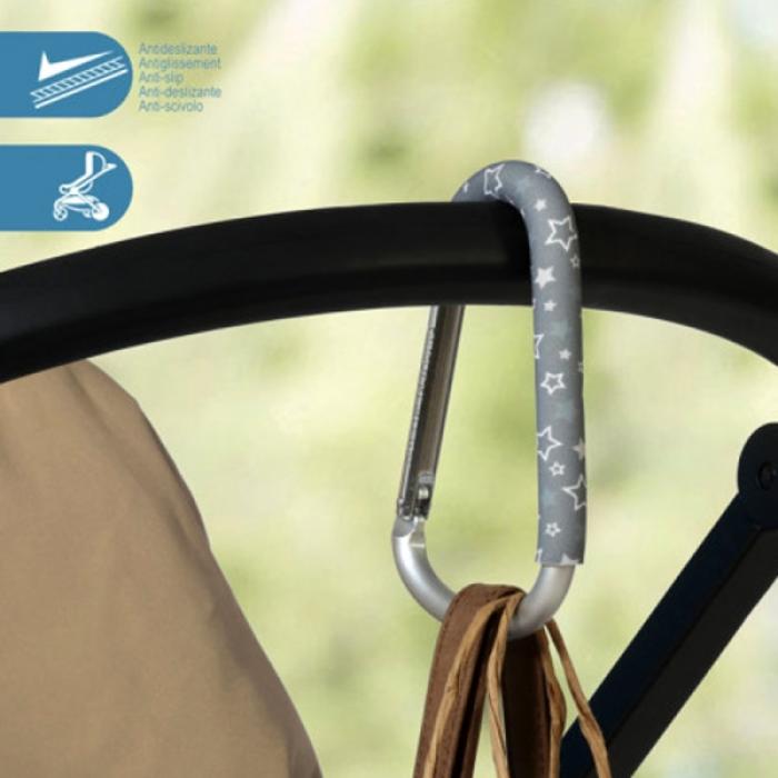 Μεταλλικός Γάντζος Καροτσιού Γκρι