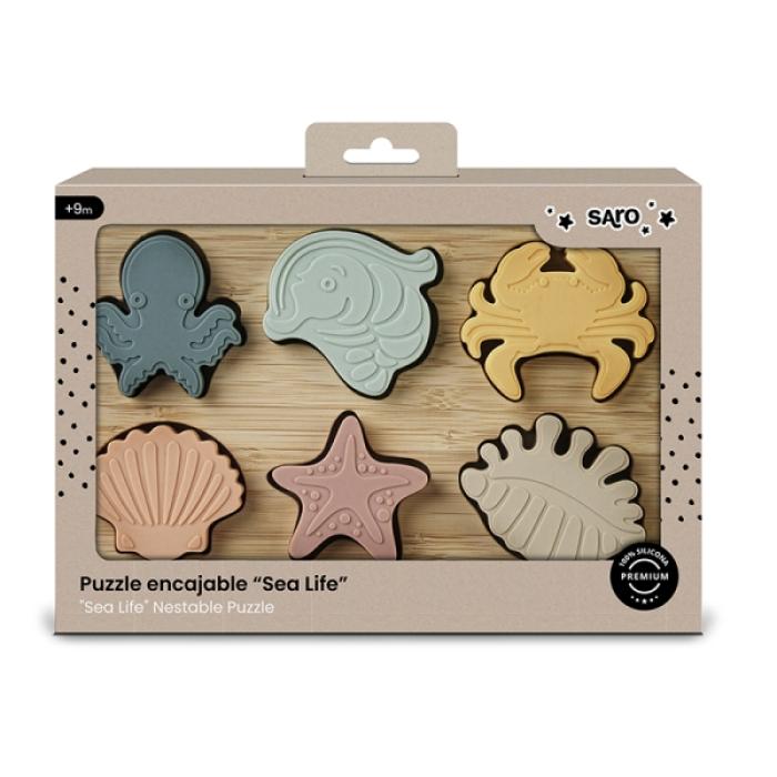 Εκπαιδευτικό Παζλ "Sea Life" +9M
