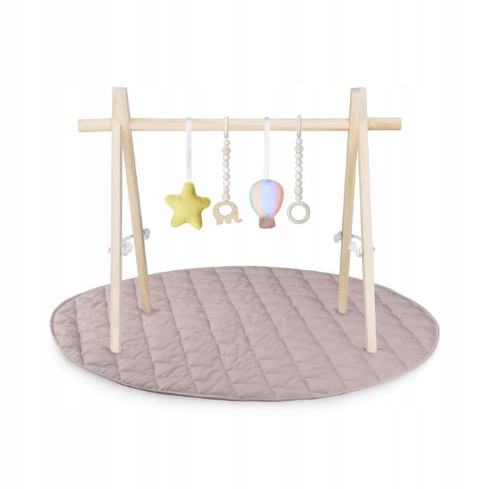 Lionelo Anis Set Ξύλινο Γυμναστήριο με Χαλάκι & Παιχνίδια