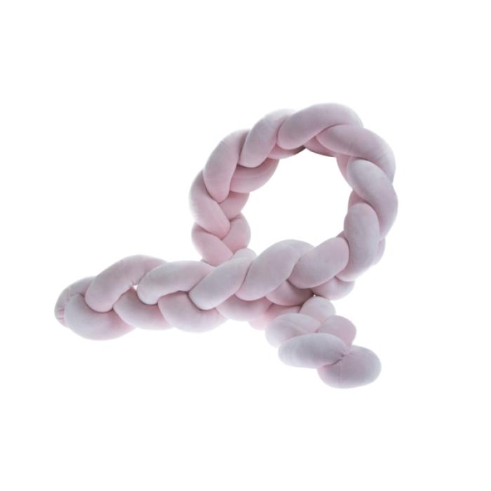 Πάντα Πλεξούδα Κούνιας Ροζ 150εκ.