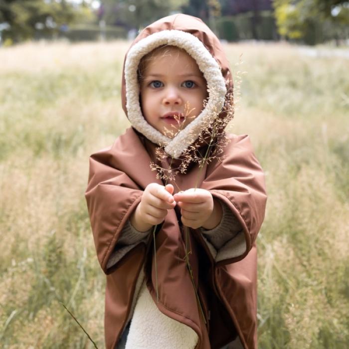 Bemini Αδιάβροχο Poncho Ταξιδίου Brown 9-36M.