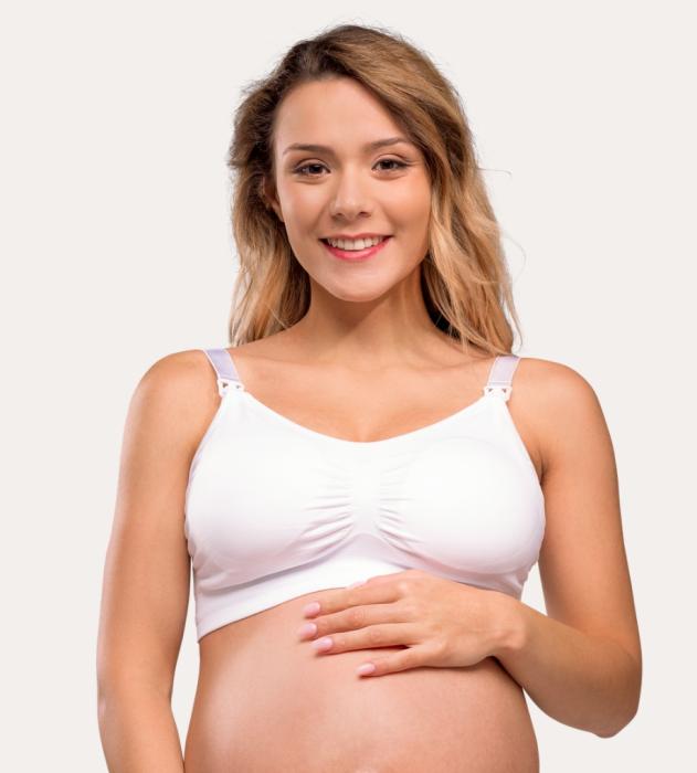 Carriwell Σουτιέν Χωρίς ραφές με ενίσχυση (padded) - Λευκό - S