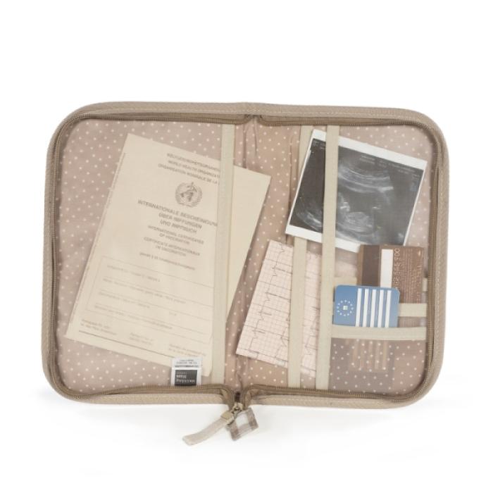 Θήκη Βιβλιαρίου Caetana Μπεζ