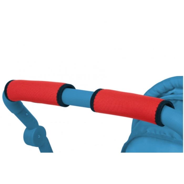 Κάλυμμα Για Μπάρα Καροτσιού Κόκκινο 2τμχ