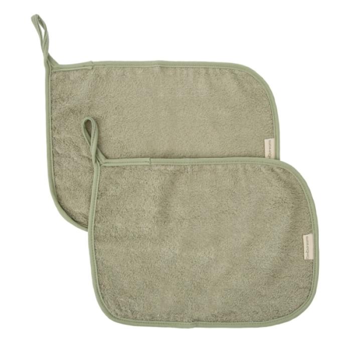 Λαβέτες Μωρού Λαδί 25x35εκ. Σετ 2τμχ.