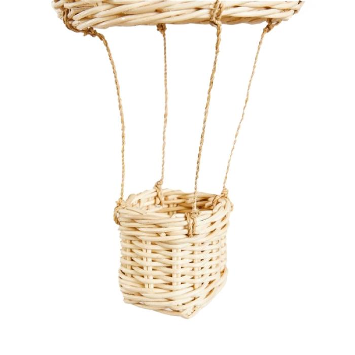 Παιδικό Φωτιστικό Οροφής Αερόστατο Rattan