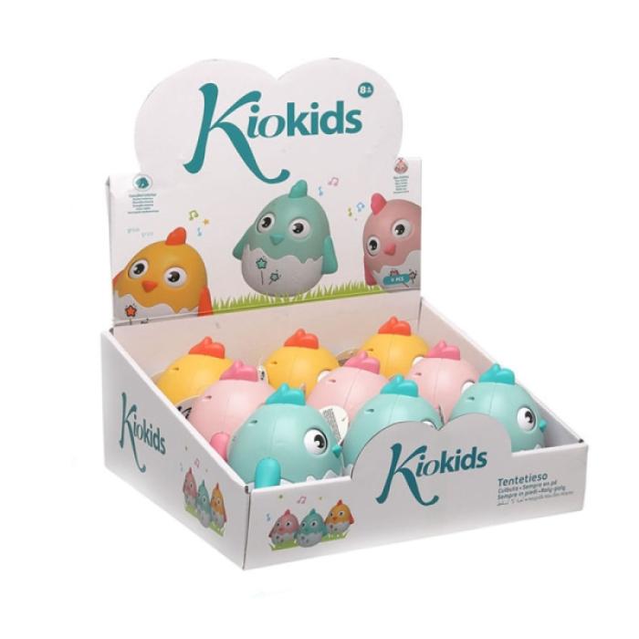 Κουδουνίστρα Roly-Poly Κοτοπουλάκι σε σταντ | 9τμχ