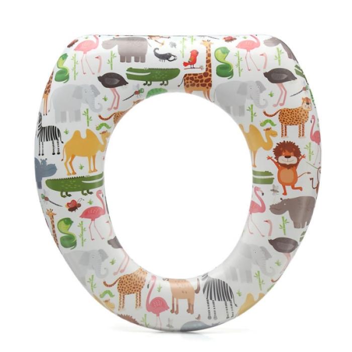 Εκπαιδευτικό Κάθισμα Λεκάνης Μαλακό Jungle 12+Μ