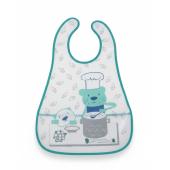 Αδιάβροχη Σαλιάρα PEVA με Τσέπη "Little Chef"