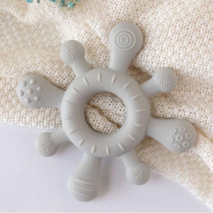 Μασητικό Σιλικόνης Γκρι 10cm.