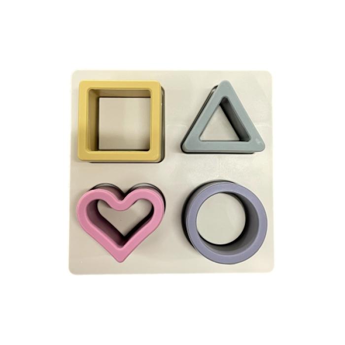 Πάζλ Σιλικόνης με Σχήματα 12M+