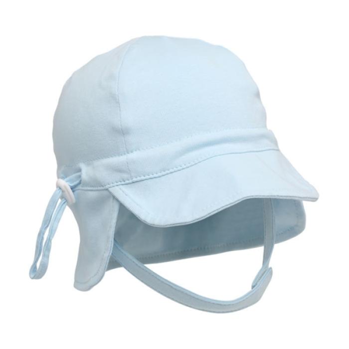 Καπέλο με προστασία UPF50 Σιέλ 6-12 μηνών