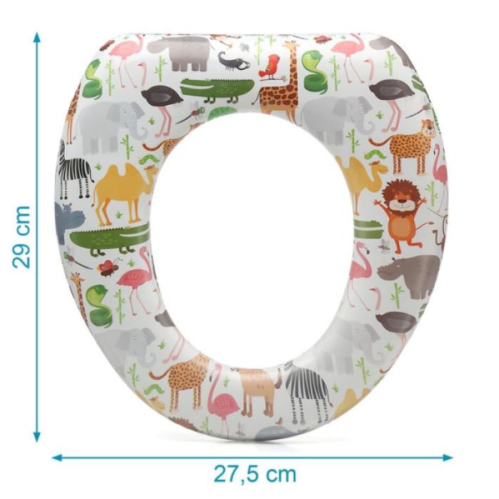 Εκπαιδευτικό Κάθισμα Λεκάνης Μαλακό Jungle 12+Μ