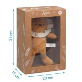 Λούτρινο Λιονταράκι σε συσκευασία δώρου 29cm.