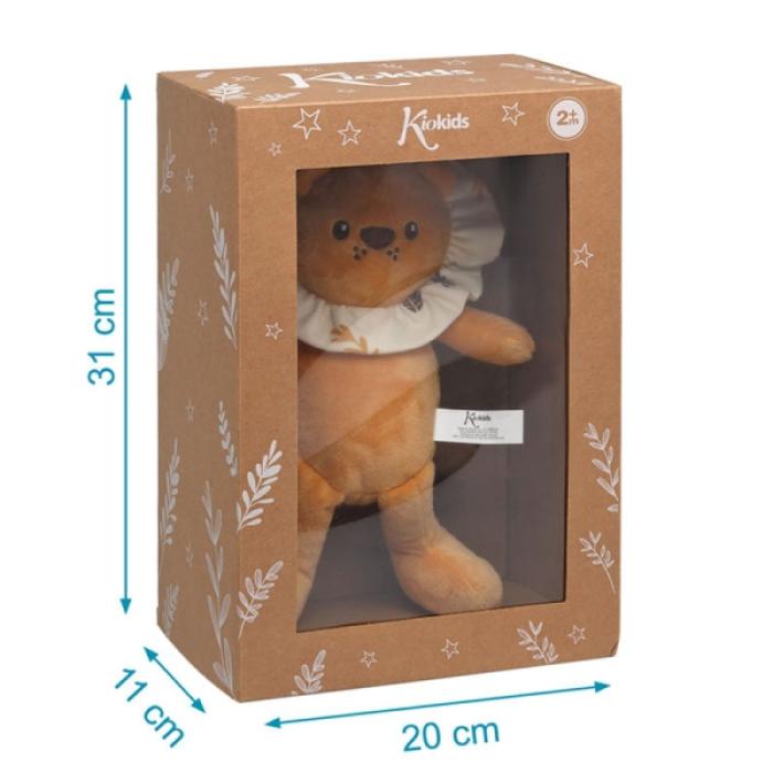 Λούτρινο Λιονταράκι σε συσκευασία δώρου 29cm.