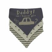 Σαλιάρες Μπαντάνες Daddy's Car 3τμχ.