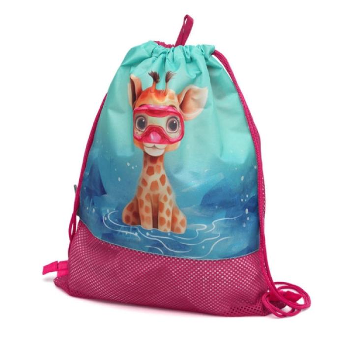 Αδιάβροχη Τσάντα Παραλίας Safari Fun Fuchsia 5L.