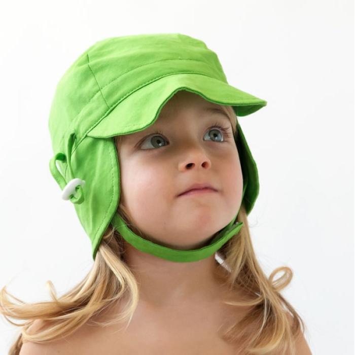 Καπέλο με προστασία UPF50 Πράσινο 6-12 μηνών