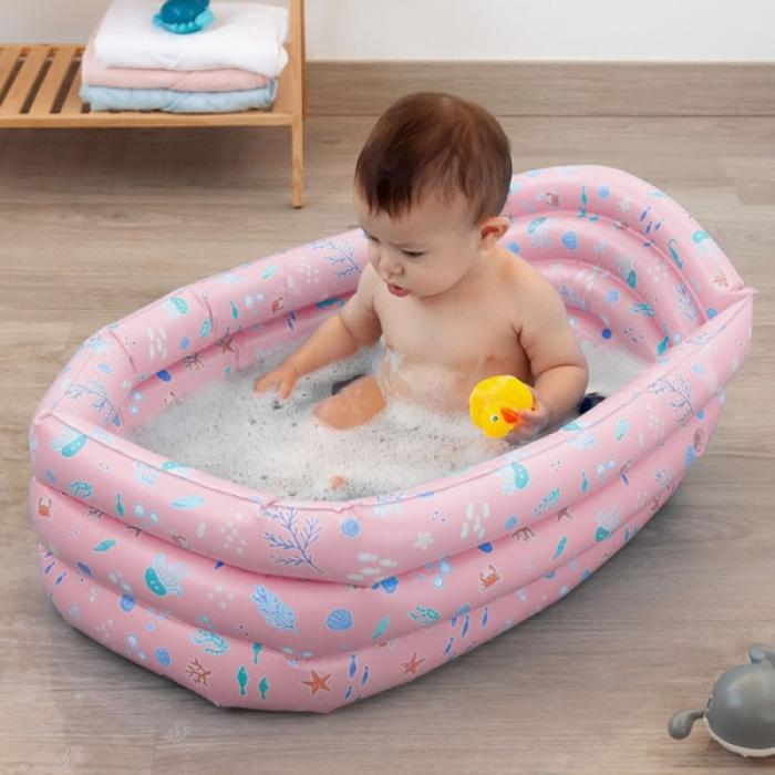 Φουσκωτό Μπανάκι Μωρού Βυθός Ροζ