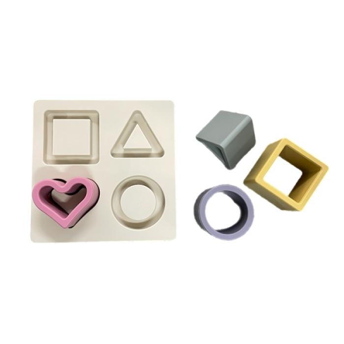 Πάζλ Σιλικόνης με Σχήματα 12M+