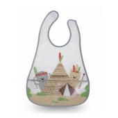 Αδιάβροχη Σαλιάρα PEVA με Τσέπη "Little Indians"