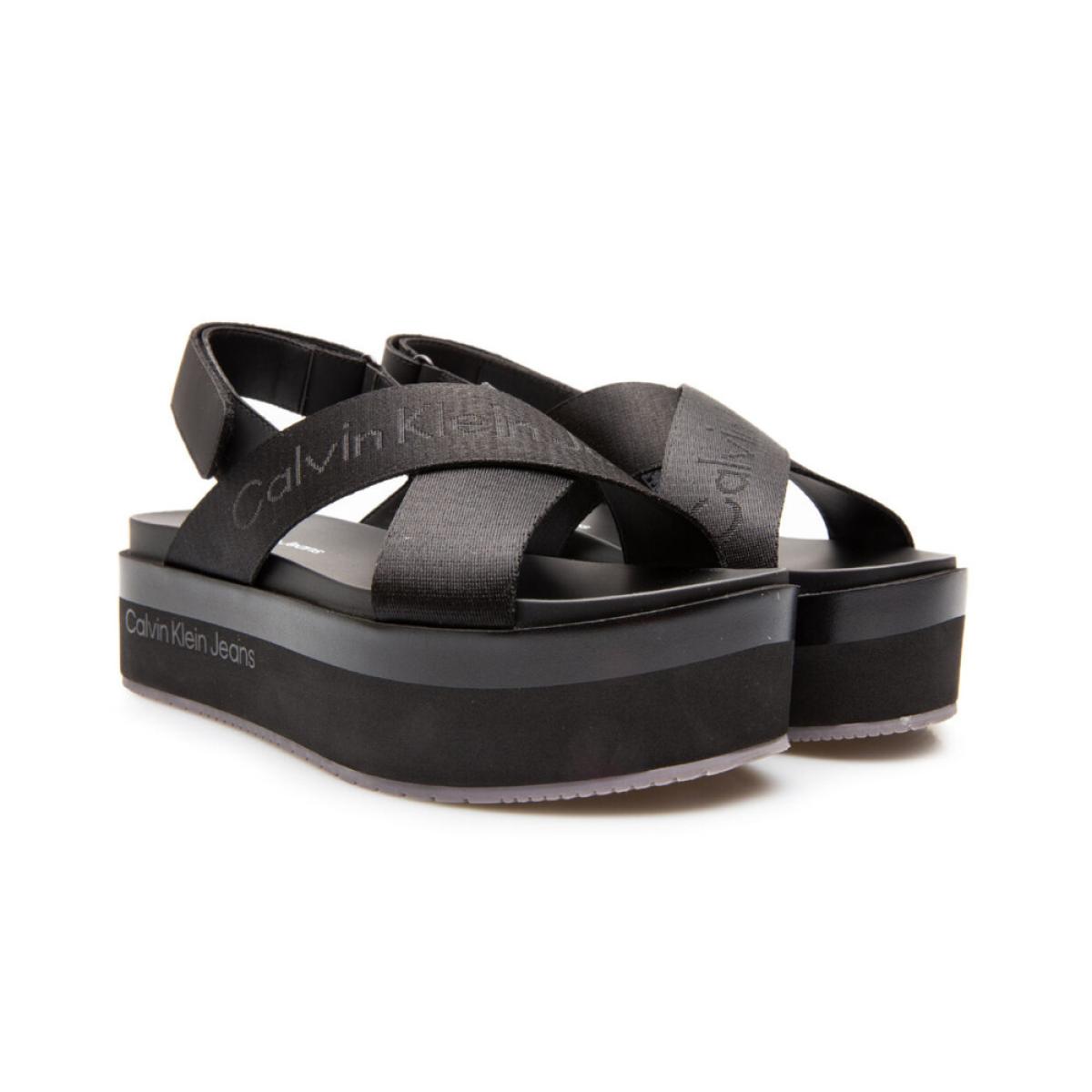 ΓΥΝΑΙΚΕΙΕΣ ΠΛΑΤΦΟΡΜΕΣ CALVIN KLEIN YW0YW01362 0GT ΜΑΥΡΟ