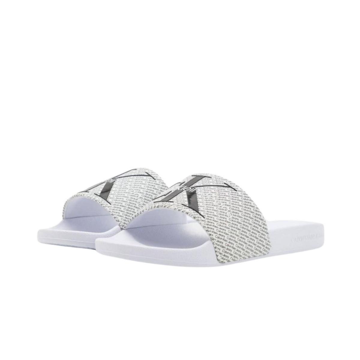 ΑΝΔΡΙΚΕΣ ΠΑΝΤΟΦΛΕΣ CALVIN KLEIN YM0YM00955 01W ΑΣΠΡΟ