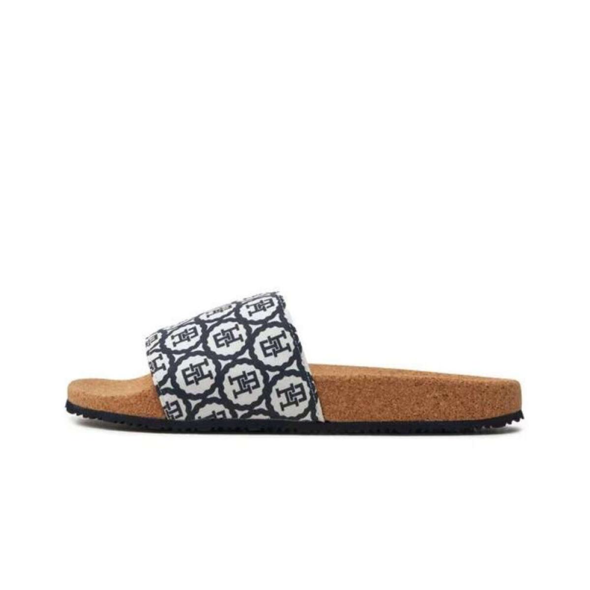 ΓΥΝΑΙΚΕΙΕΣ ΠΑΝΤΟΦΛΕΣ TOMMY HILFIGER FW0FW07848 DW6 ΜΠΛΕ ΑΣΠΡΟ