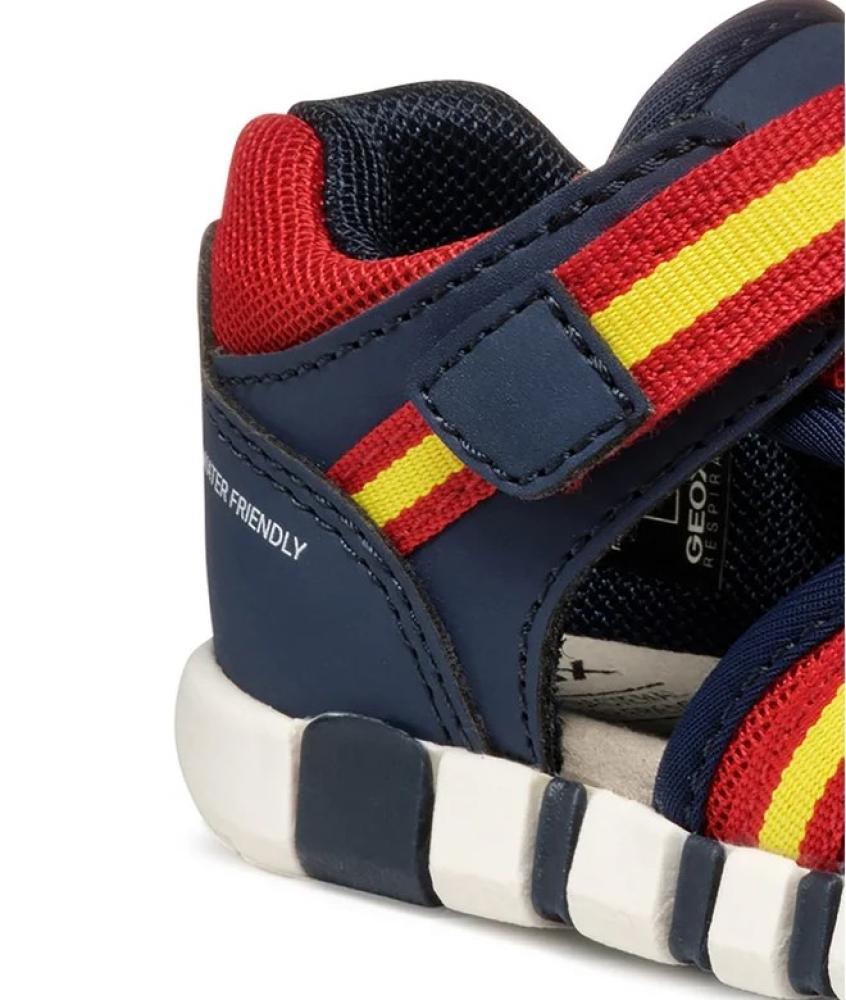 ΠΑΙΔΙΚΑ ΑΓΟΡΙ BEBE GEOX B555PA 05014 C0735 ΜΠΛΕ-ΚΟΚΚΙΝΟ