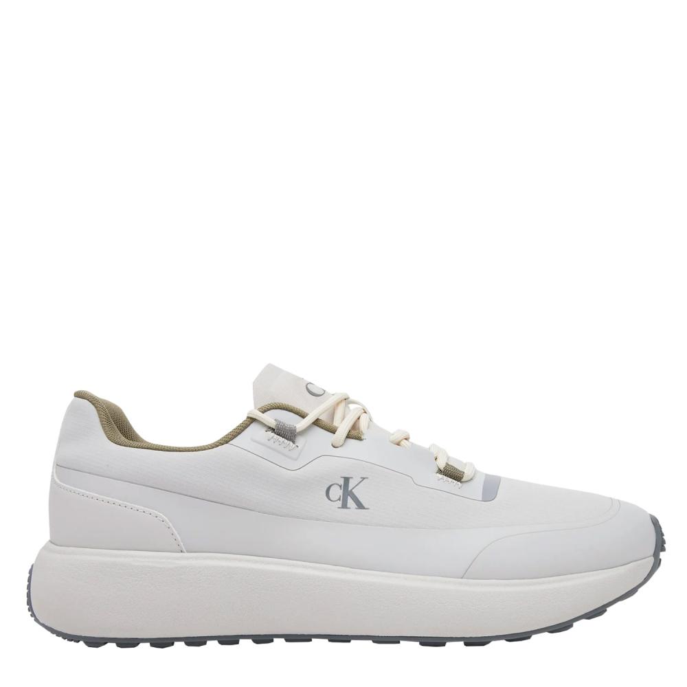 ΑΝΔΡΙΚΑ SNEAKERS CALVIN KLEIN YM0YM01205 01V ΑΣΠΡΟ